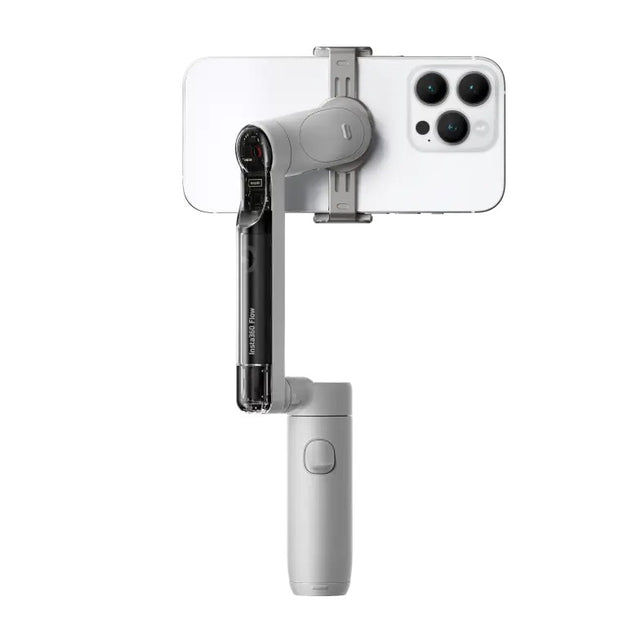 Insta360 Flow - Creator Kit with AI Tracking Stabilizer grey back view