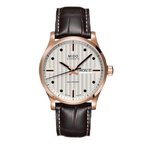 MIDO Multifort Gent Rose-Gold Black Watch #M0054303603180