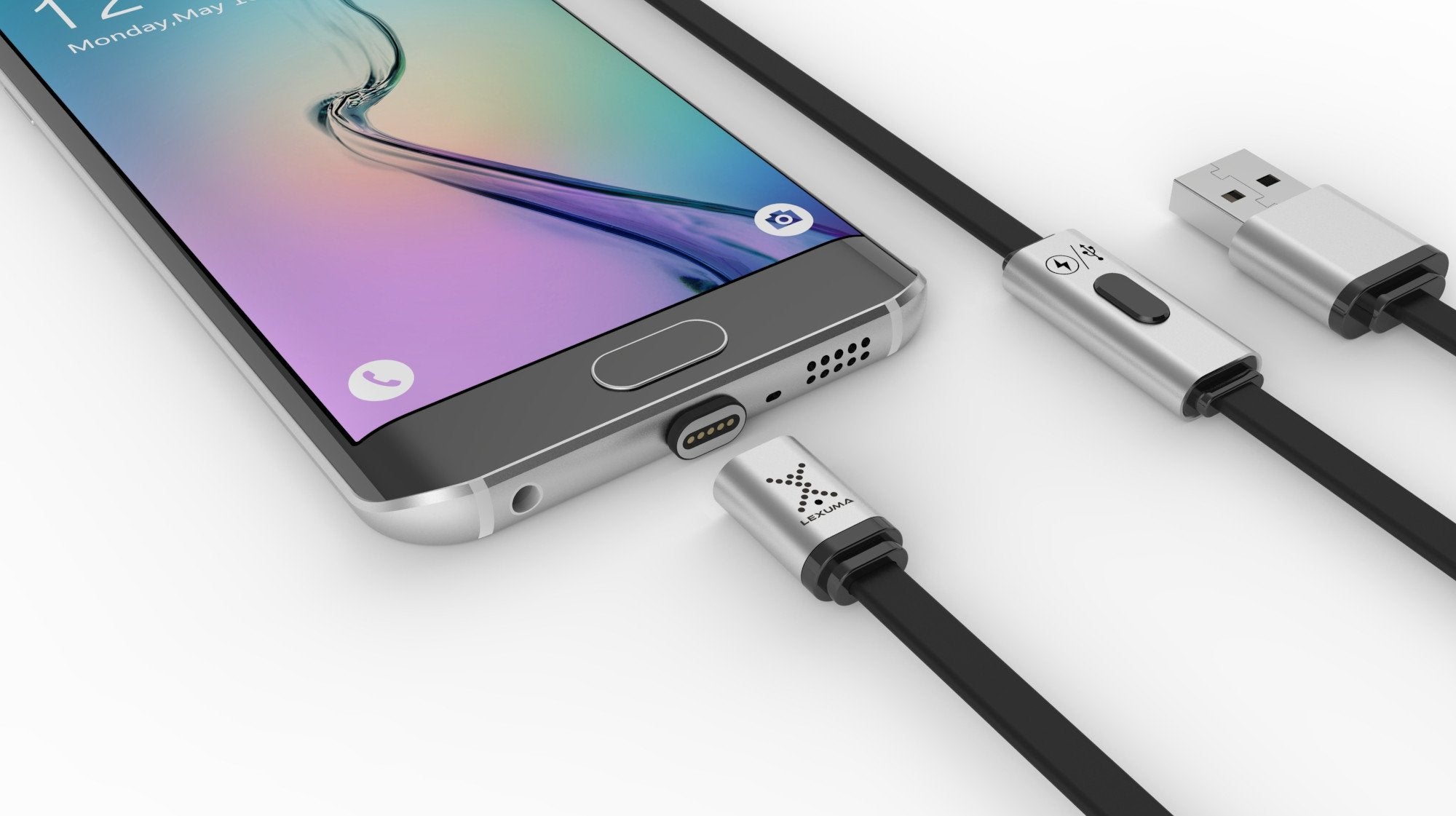 Lexuma XMAG Plus – Magnetic Micro USB Cable (For Android Devices) - GadgetiCloud