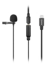 
GadgetiCloud BOYA BY-M2 Clip-on Lavalier Microphone for iOS devices iPhone iPad lightning port vlogs presentations recording interview recording audio shooting video overview