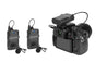 
GadgetiCloud BOYA BY-WM4 Pro Dual-Channel Digital Wireless Microphone for camera smartphone filming hands free mic application with DSLRs