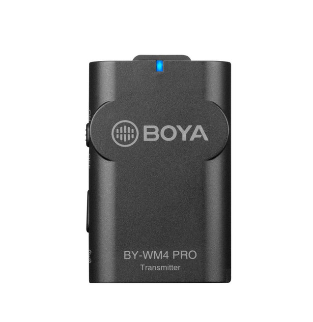 GadgetiCloud BOYA BY-WM4 Pro Dual-Channel Digital Wireless Microphone for camera smartphone filming hands free mic two transmitters