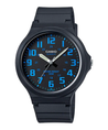 
CASIO Analog Quartz Black Resin Men's Watch #MW-240-2BVDF