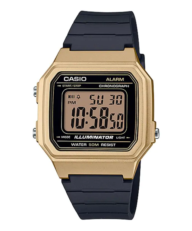 CASIO Digital Black Dial Unisex's Watch #W-217HM-9AVDF