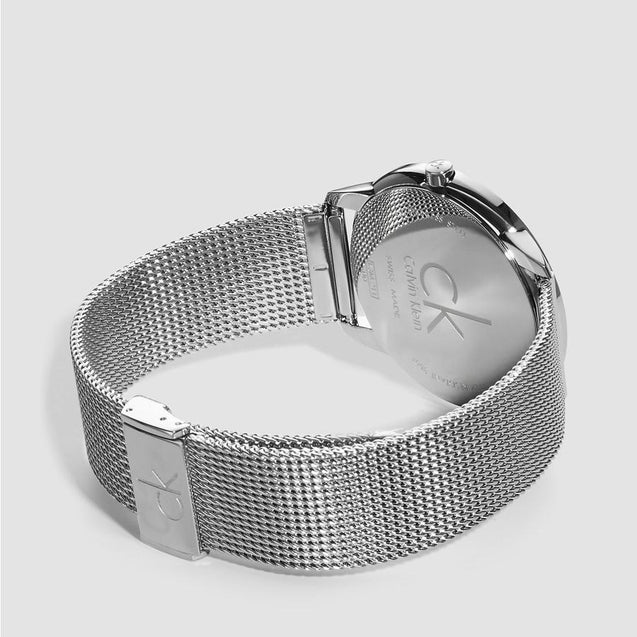 NEW Calvin Klein Minimal PVD Men Watches - Silver K3M2112Y