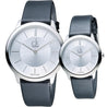 
NEW Calvin Klein Minimal Leather Mens Watches - Silver Dial K3M211C6