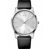 
NEW Calvin Klein City Leather Mens Watches - Black K2G211C6