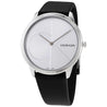 
NEW Calvin Klein Minimal Leather Mens Watches - Black K3M211CY