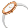 
NEW Calvin Klein Chic Leather Ladies Watches - White K7N236K2