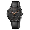 
NEW Calvin Klein High Noon Leather Ladies Watches - Black K8M274CB