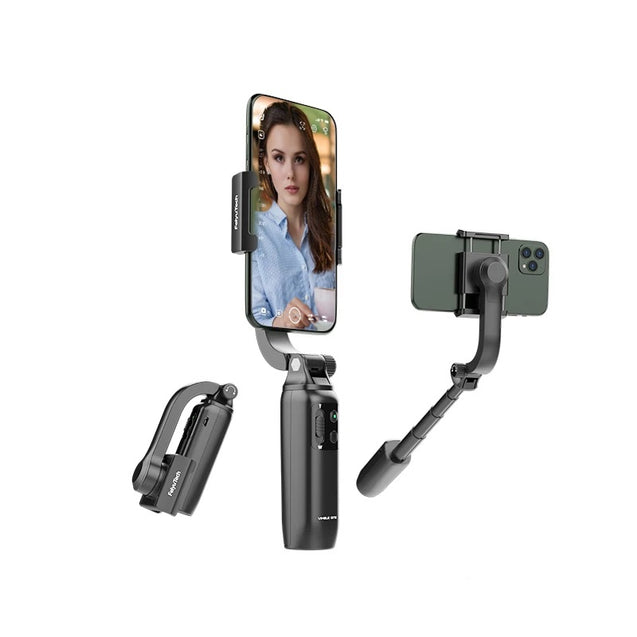 FeiyuTech-Vimble-One-Single-Axis-Smartphone-Gimbal-Stabilizer all positions view folded view