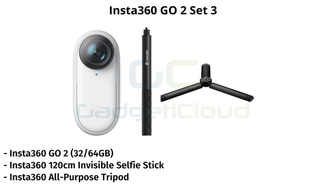 Insta360 GO 2 1440P Remote Control Sports Camera (32GB / 64GB) - Smallest Shockproof and Waterproof