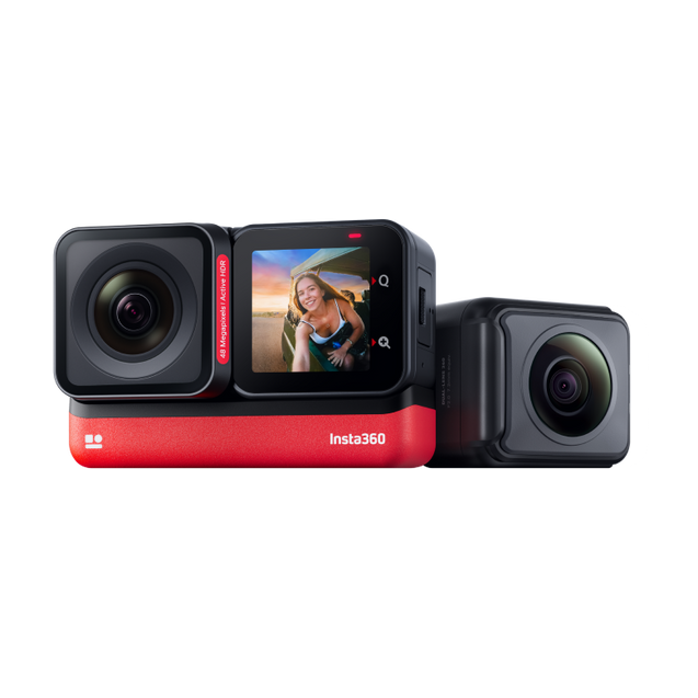 Insta360 ONE RS Interchangeable Lens Action Camera - twin edition - with pictures