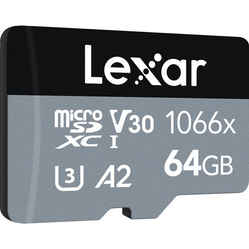 Lexar Professional 1066x microSDXC UHS-I 記憶卡 64GB (不附送適配器)