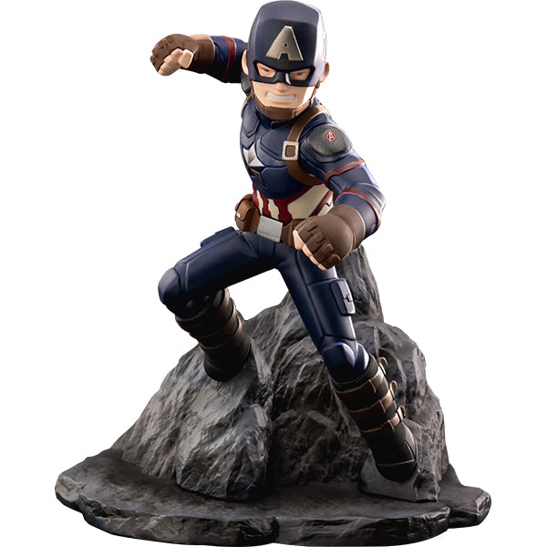 漫威復仇者聯盟：美國隊長正版模型手辦人偶玩具 Marvel's Avengers: Endgame Premium PVC Captain America official figure toy listing front white background