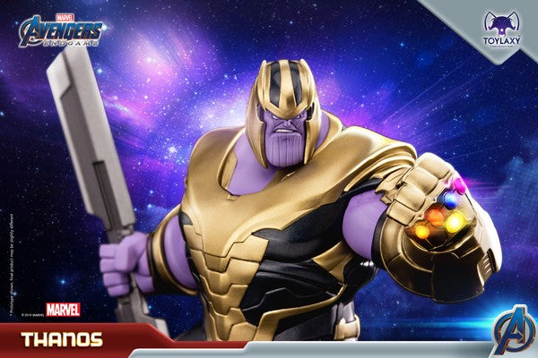 漫威復仇者聯盟：薩諾斯正版模型手辦人偶玩具 Marvel's Avengers: Endgame Premium PVC Thanos figure toy listing round