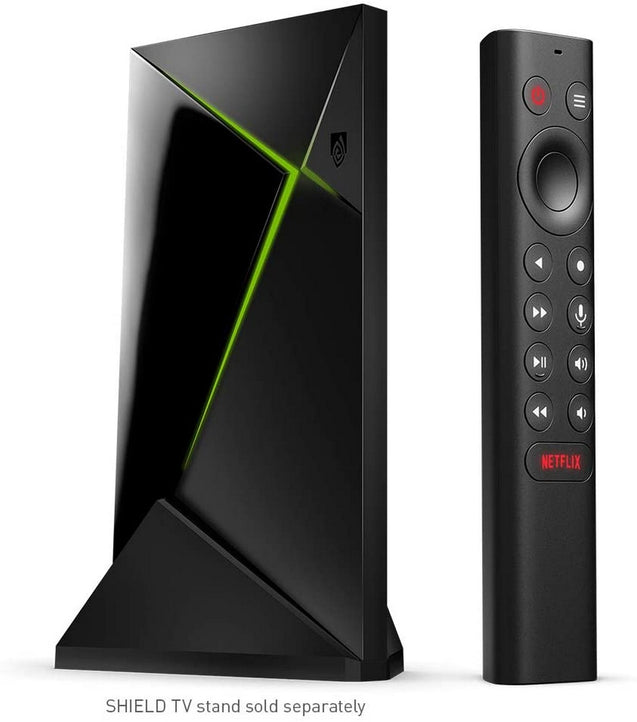 NVIDIA SHIELD Pro Android TV 4K HDR Streaming Media Player; High Performance, Dolby Vision, Google Assistant Built-In, Works with Alexa front