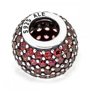 Pandora Red PavÃ© Ball Charm #791051CZR