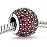 
Pandora Red PavÃ© Ball Charm #791051CZR