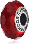 
Pandora Red Faceted Murano Charm #791066