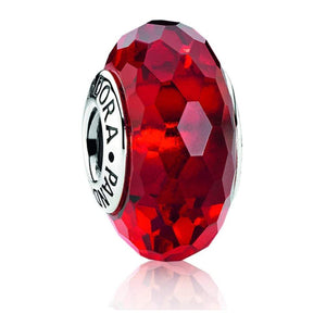 Pandora Red Faceted Murano Charm #791066