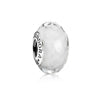 
Pandora White Faceted Murano Charm #791070