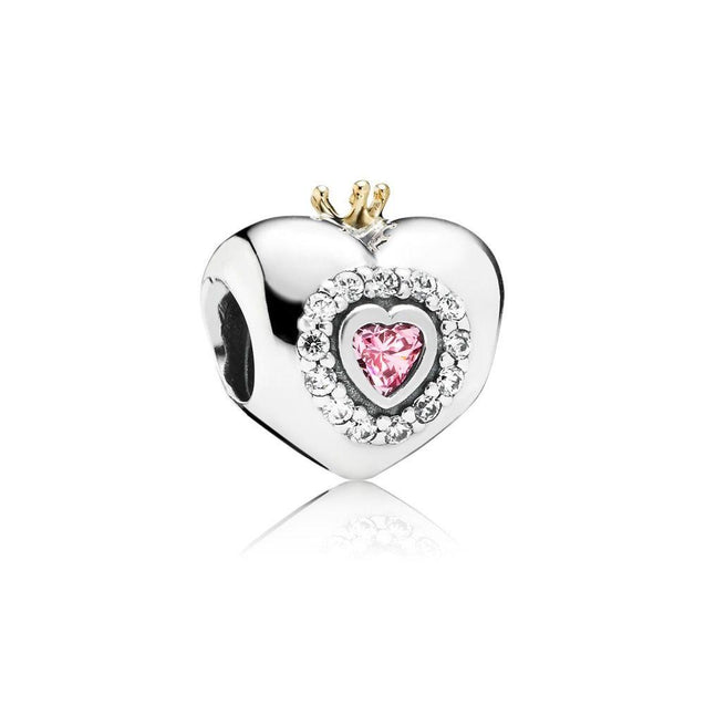 Pandora Pink Princess Heart Charm #791375PCZ