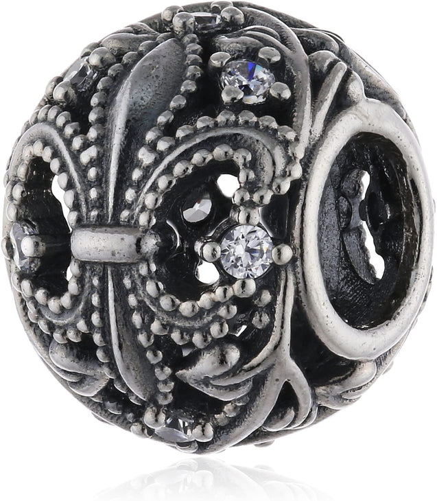 Pandora Fleur de Lis Openwork Charm #791378CZ