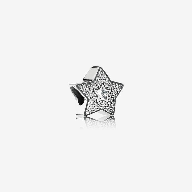 Pandora Pavé Wishing Star Charm #791384CZ