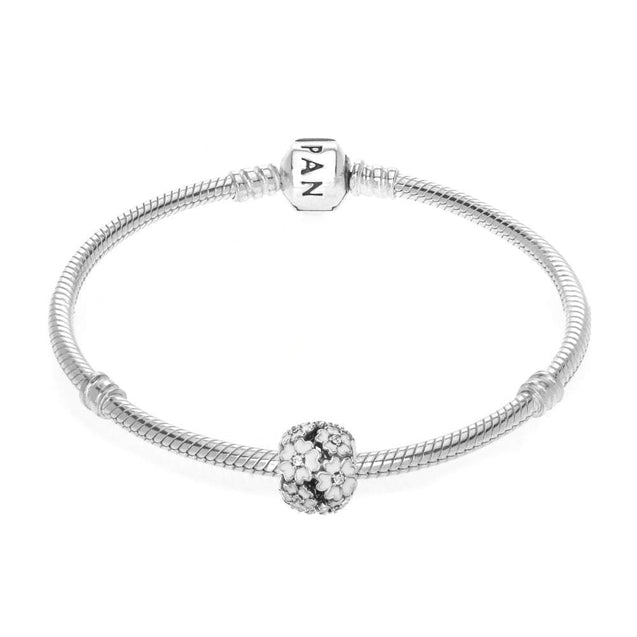 Pandora White Primrose Meadow Charm #791488EN12