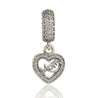 
Pandora Mum silver dangle with cubic zirconia #791521CZ