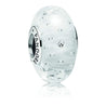 
Pandora White Fizzle Murano Charm #791617CZ