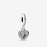 
Pandora Angel wings silver dangle with clear cubic zirconia and soft pink enamel #791737CZ