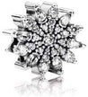 
Pandora Ice crystal silver charm with clear cubic zirconia #791764CZ