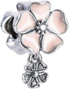 
Pandora Dangling Pink Cherry Blossom Flower Charm #791827EN40