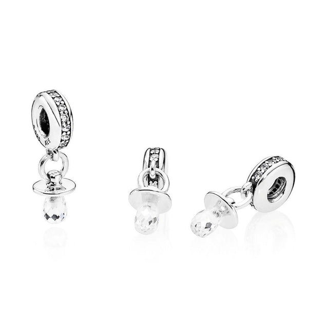 Pandora Pacifier Dangle Charm #791890CZ