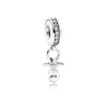 
Pandora Pacifier Dangle Charm #791890CZ