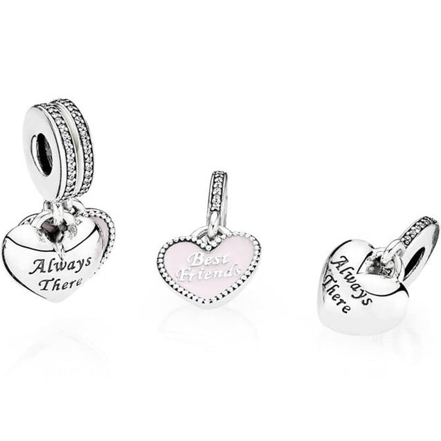 Pandora Always There Heart Dangle Charm #791950CZ