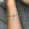 
Pandora Always There Heart Dangle Charm #791950CZ