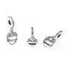 
Pandora Princess Crown Heart Pendant Charm #791962CZ