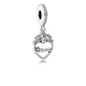 
Pandora Princess Crown Heart Pendant Charm #791962CZ