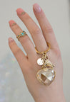 
SWAROVSKI New Heart keychain Swarovski gold plating #5127860