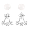 
SWAROVSKI Attract Crystal Pearl & Clear Crystal Earring Jackets Set #5184312