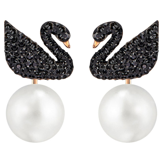 SWAROVSKI Swarovski Iconic Swan Pierced Earring Jackets #5193949