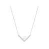 
SWAROVSKI Edify Clear Crystal & Pearl Rhodium Small Necklace #5213361