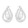 
SWAROVSKI Free Pearl Earrings - Rhodium/White #5217718