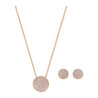 
SWAROVSKI Rose Gold Earring and Necklace Fun Set #5227970