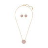 
SWAROVSKI Rose Gold Earring and Necklace Fun Set #5227970