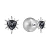 
SWAROVSKI Fantastic Grey Crystal & Pearl Rhodium Earrings #5230607