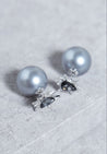 
SWAROVSKI Fantastic Grey Crystal & Pearl Rhodium Earrings #5230607